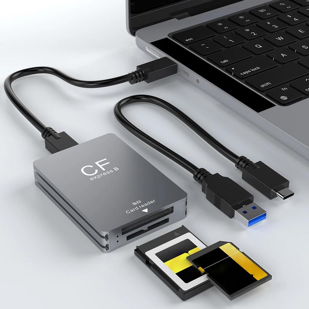 2 in 1 CFexpress B  SD ī  , USB C USB C/A ̺ , ȵ̵, ,  OS SLR